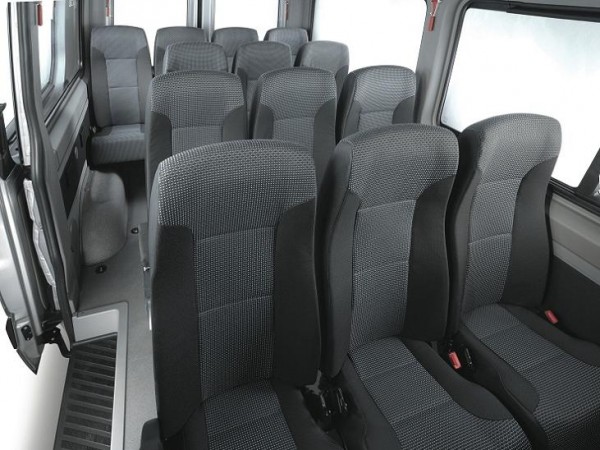 Mercedes Sprinter bus Rental Warsaw Airport
interior 1